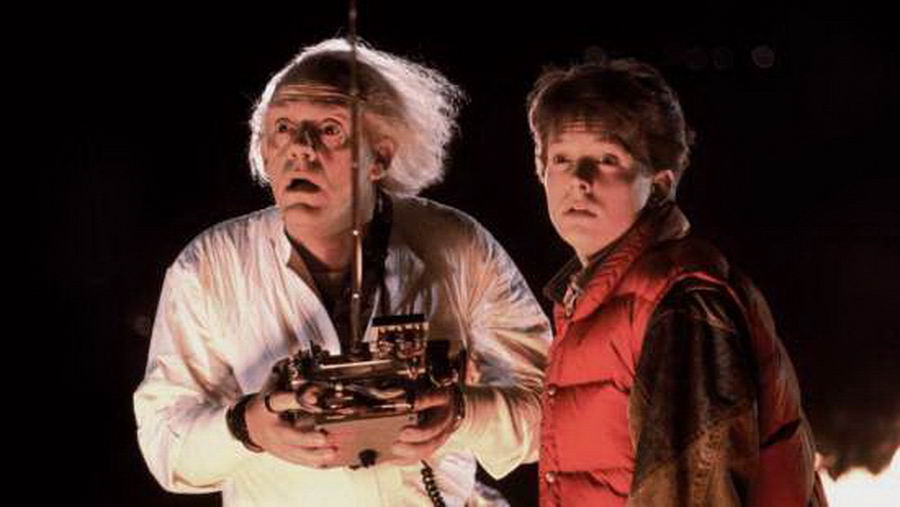 Christopher Lloyd és Michael J. Fox - Vissza a jövőbe (1985)