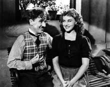 Charles Chaplin és Paulette Goddard - A diktátor (1940) (16284)