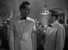 Humphrey Bogart és Peter Lorre - Casablanca (1942)