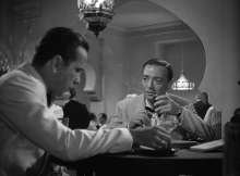 Humphrey Bogart és Peter Lorre - Casablanca (1942)