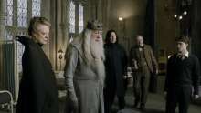 Alan Rickman, Jim Broadbent, Maggie Smith, Michael Gambon és Daniel Radcliffe - Harry Potter és a félvér herceg (2009)