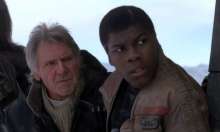 Harrison Ford és John Boyega - Star Wars: Az ébredő Erő (2015)