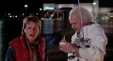 Michael J. Fox és Christopher Lloyd - Vissza a jövőbe (1985)